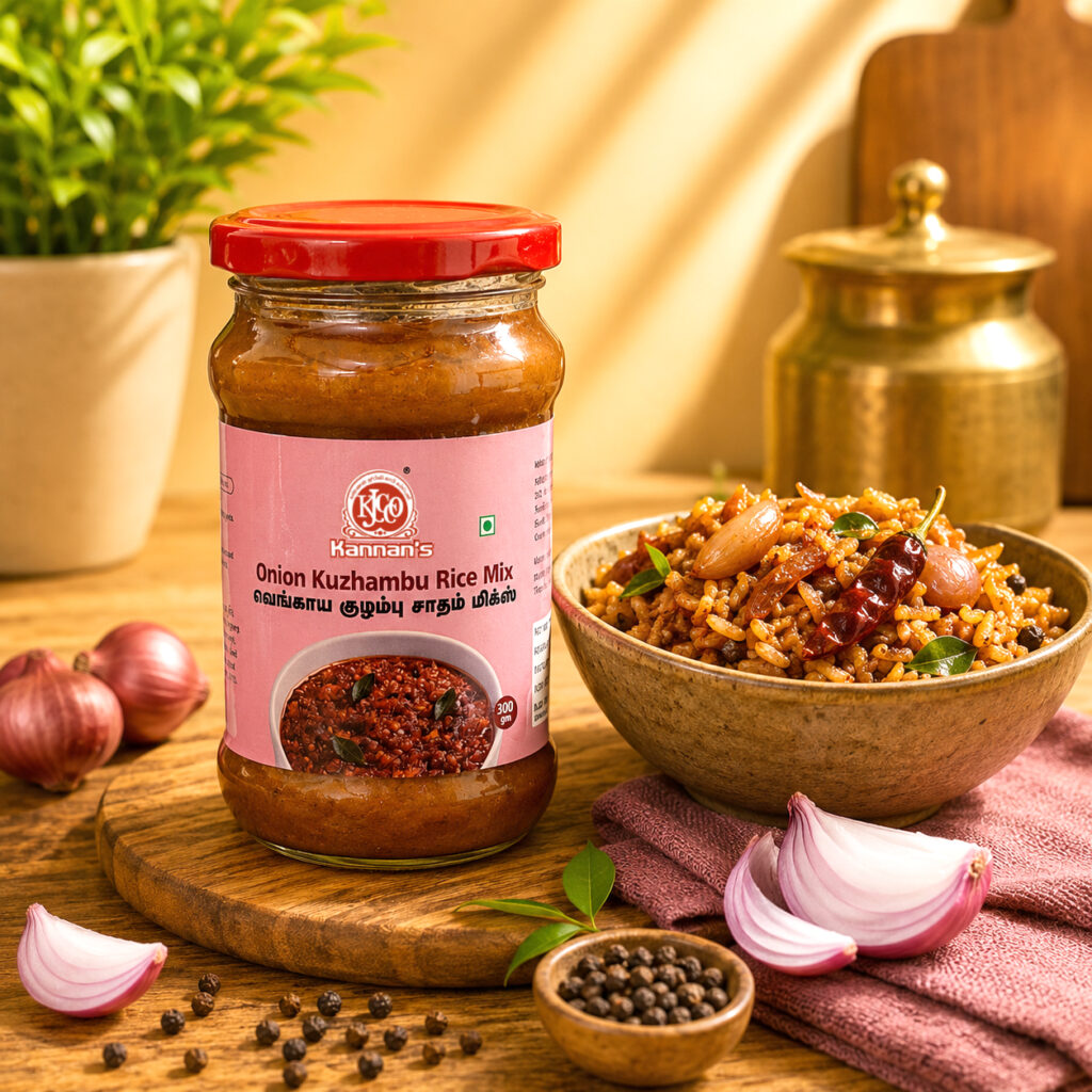Kannan’s Onion Kuzhambu Rice Mix