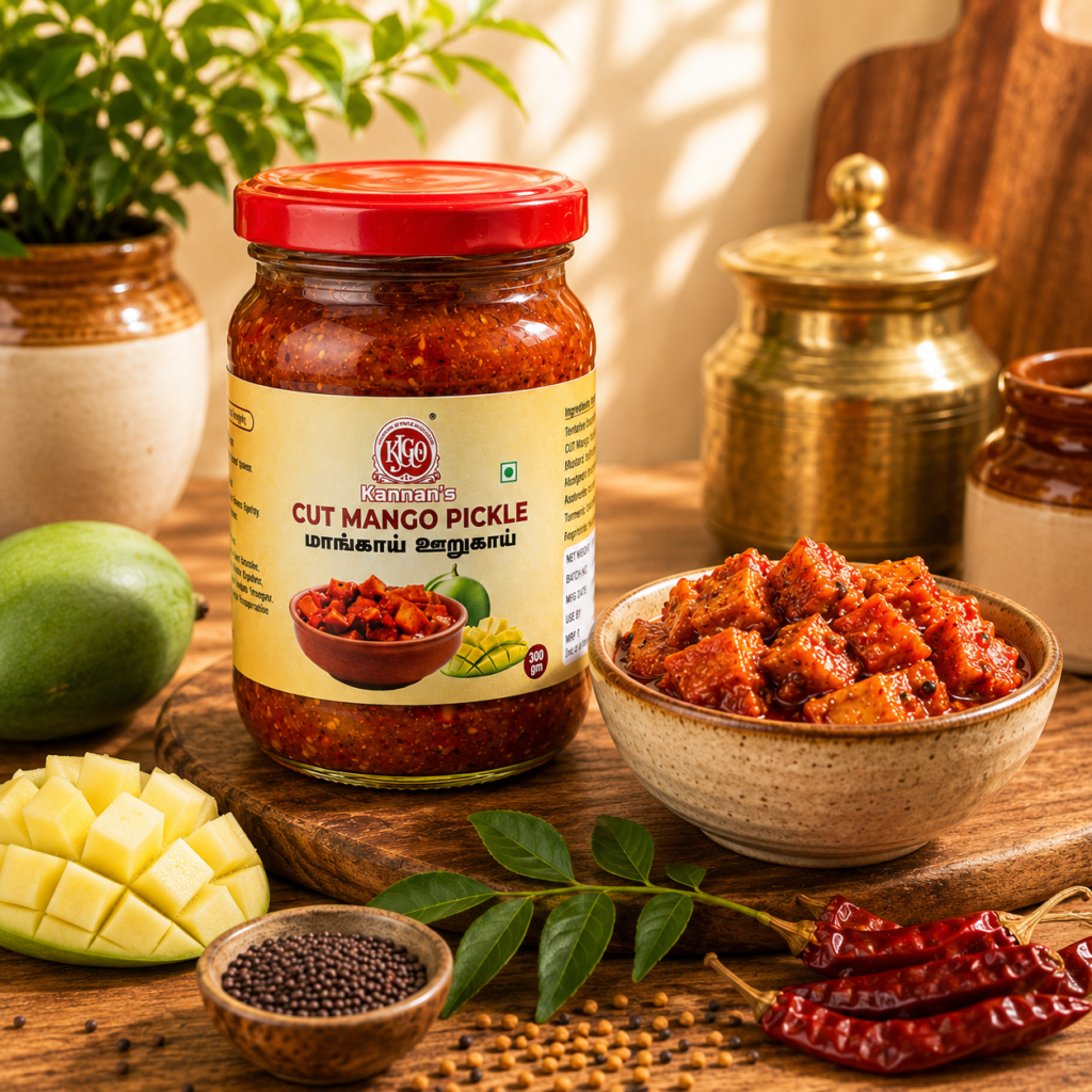Kannan’s Cut Mango Pickle